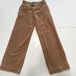 Polo Ralph Lauren Boys Sz 14 Camel Brown Corduroy Pants Preppy Classic